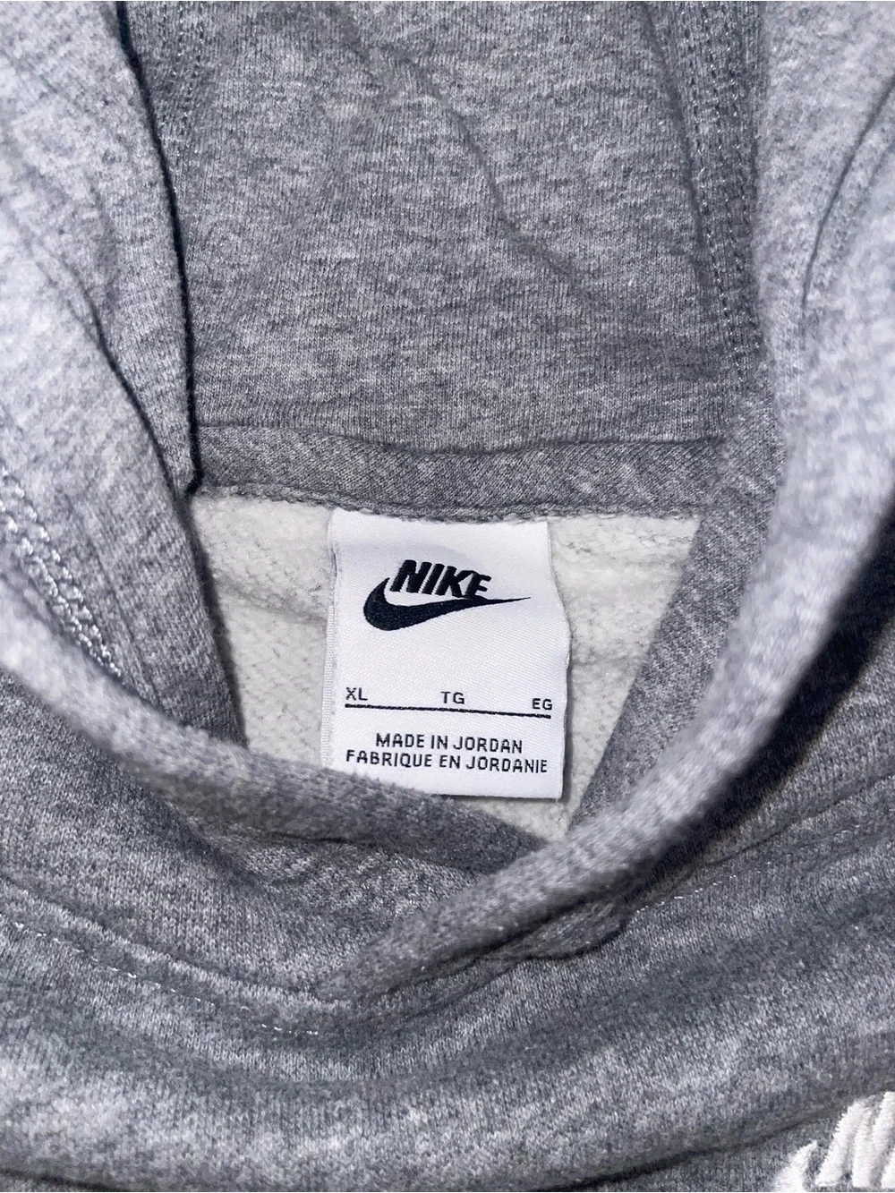 Nike Boys Gray Hoodie Sweater